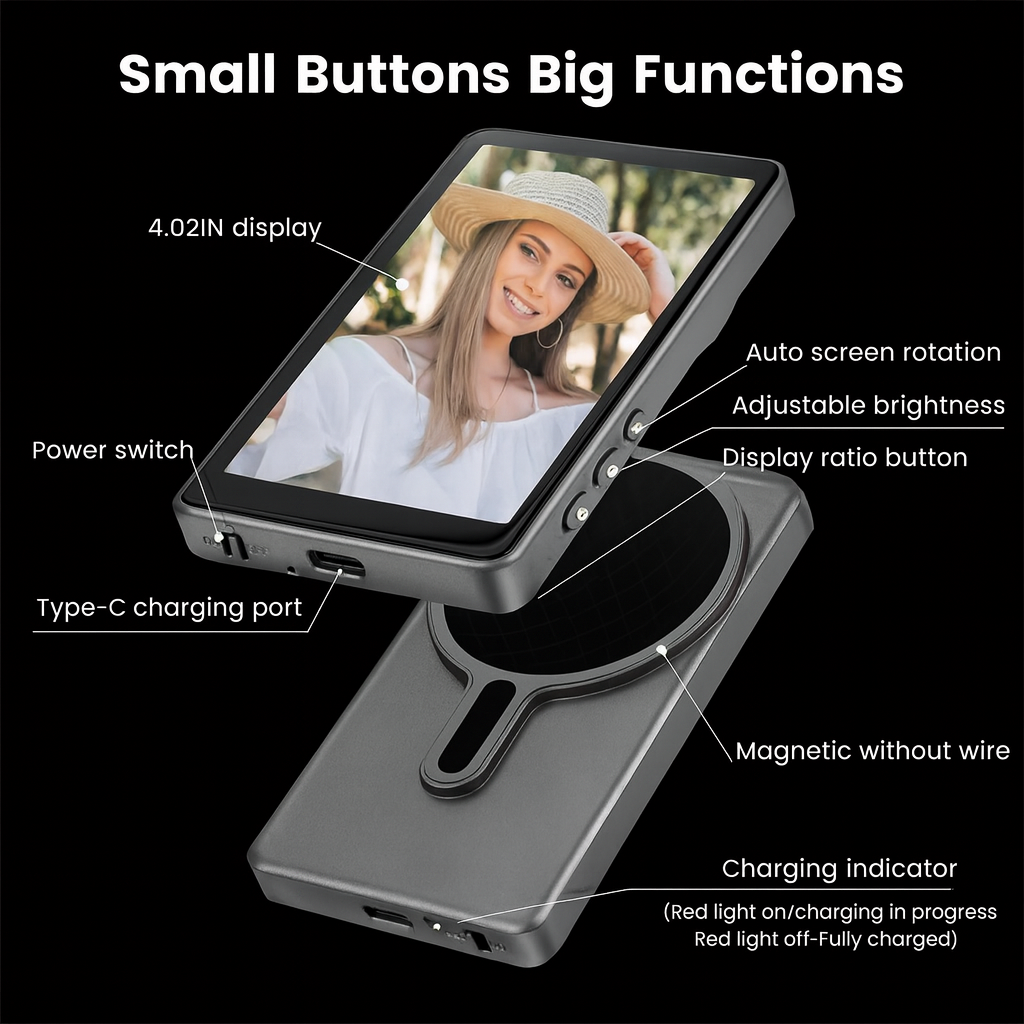Magnetic Phone Display Screen