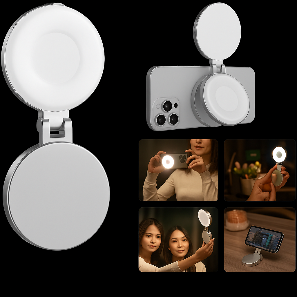 Magnetic Selfie Light Enhancer