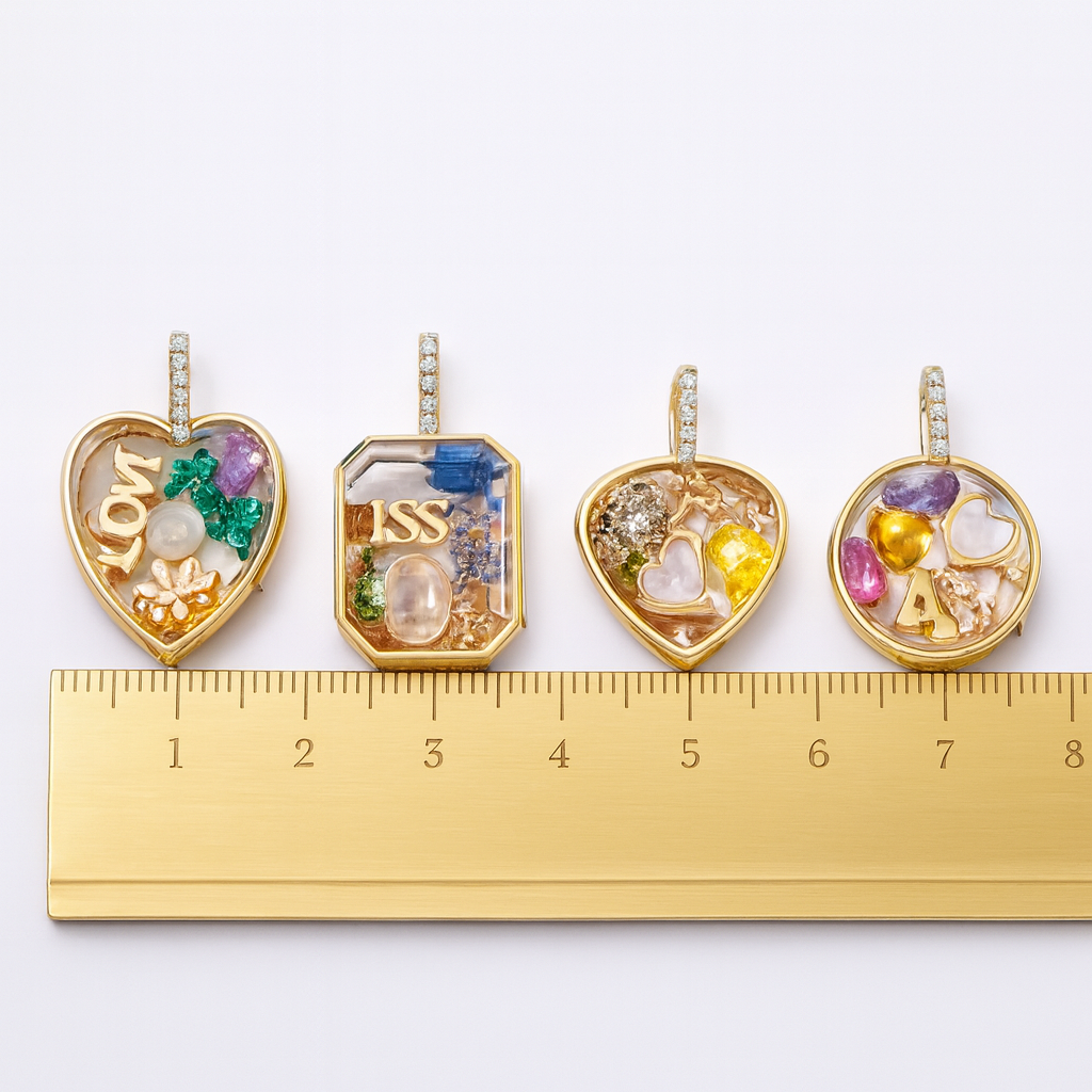 Golden Memories Locket Necklace