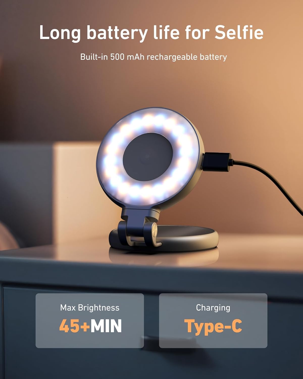 Magnetic Selfie Light Enhancer