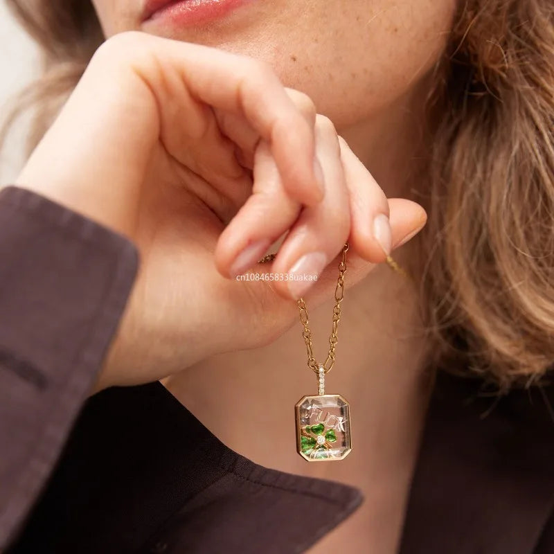 Golden Memories Locket Necklace