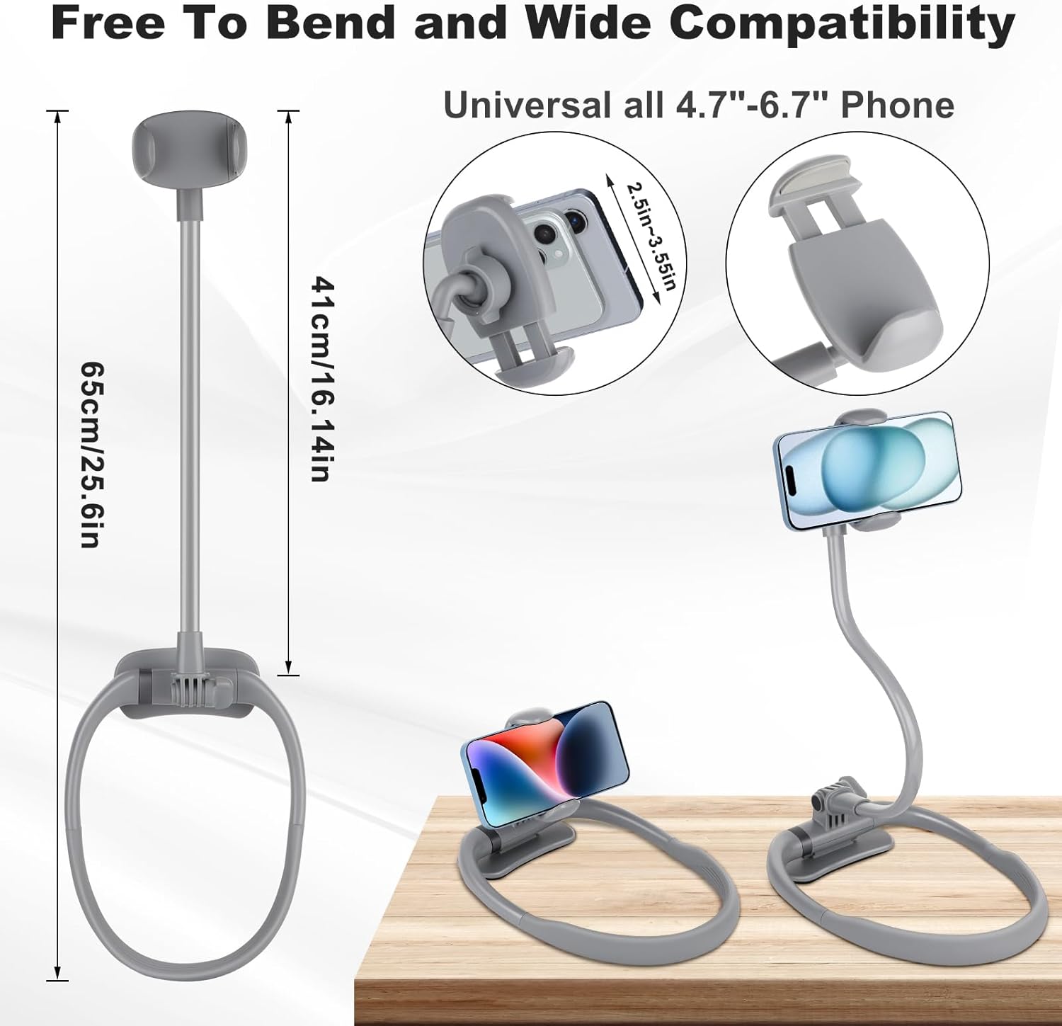 Hands-Free Neck Phone Holder