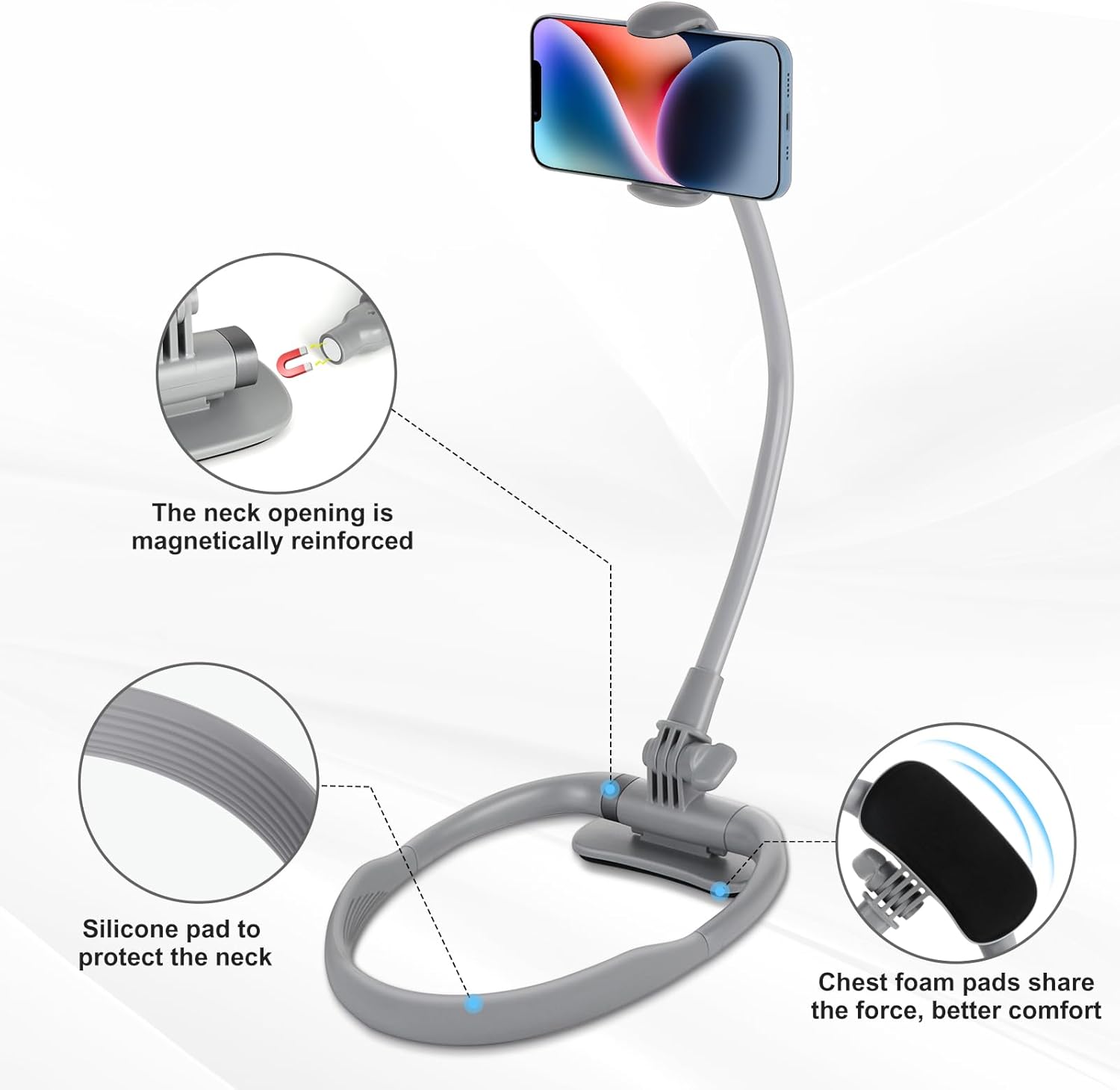 Hands-Free Neck Phone Holder