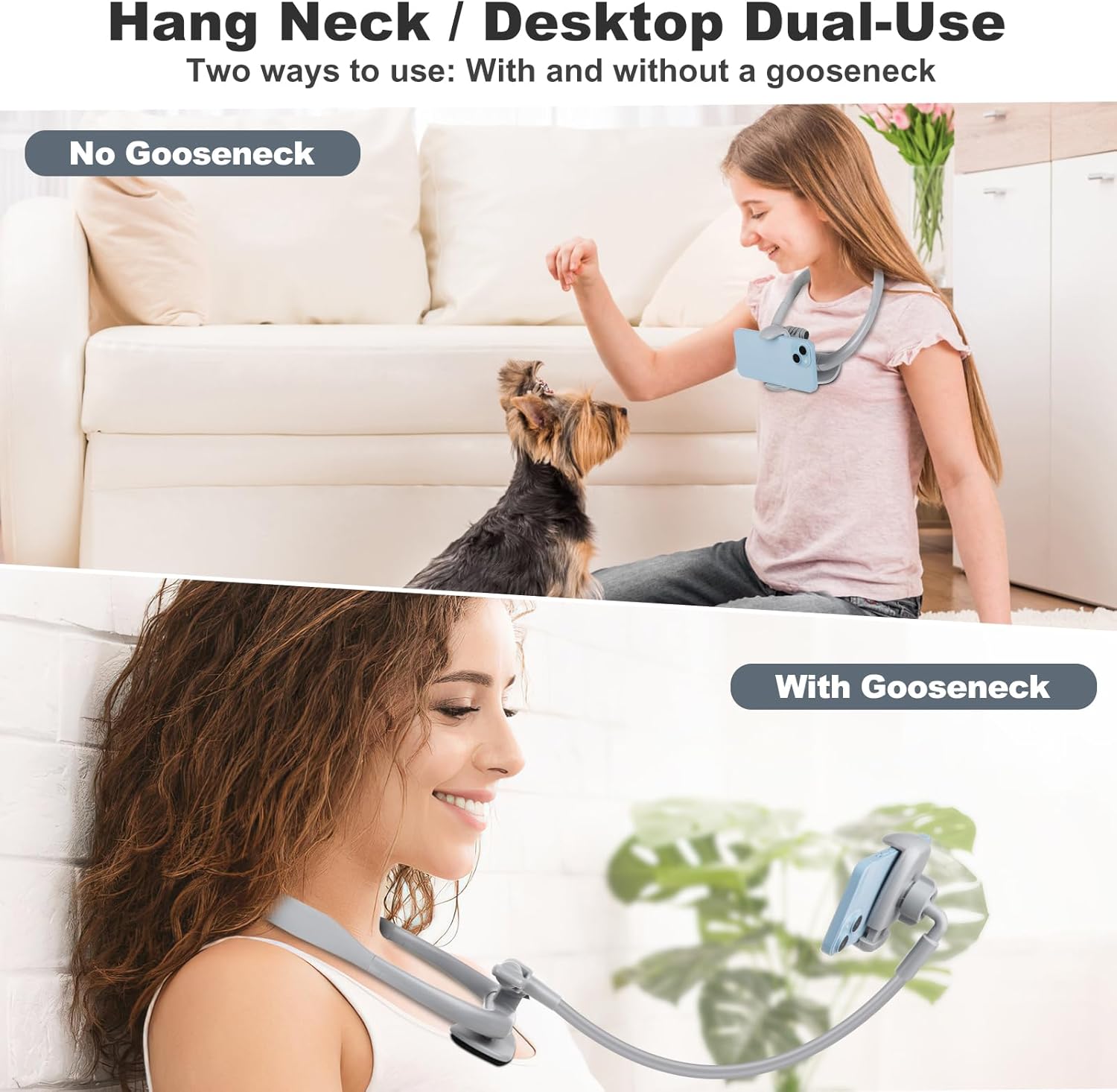 Hands-Free Neck Phone Holder