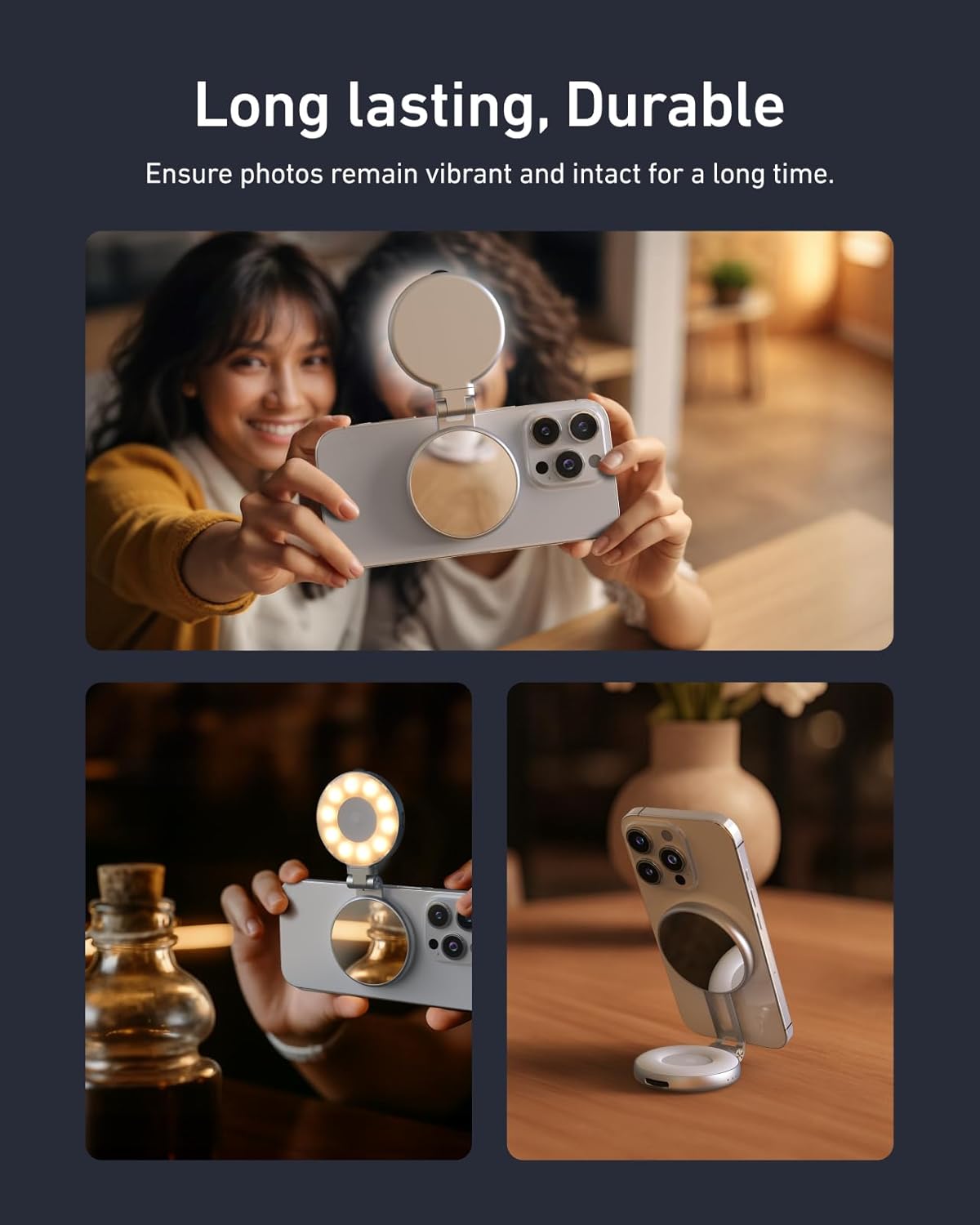Magnetic Selfie Light Enhancer