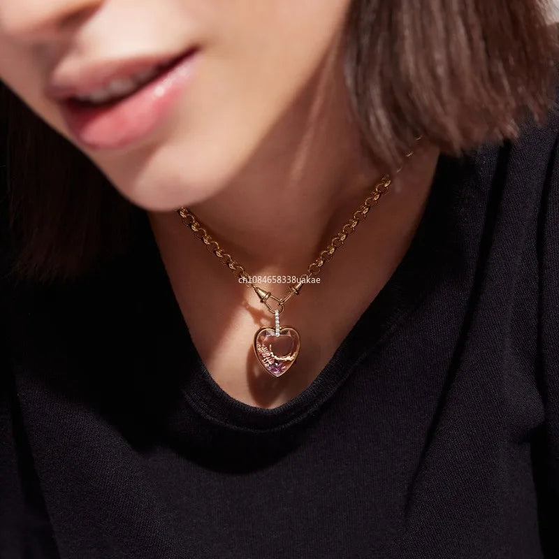 Golden Memories Locket Necklace