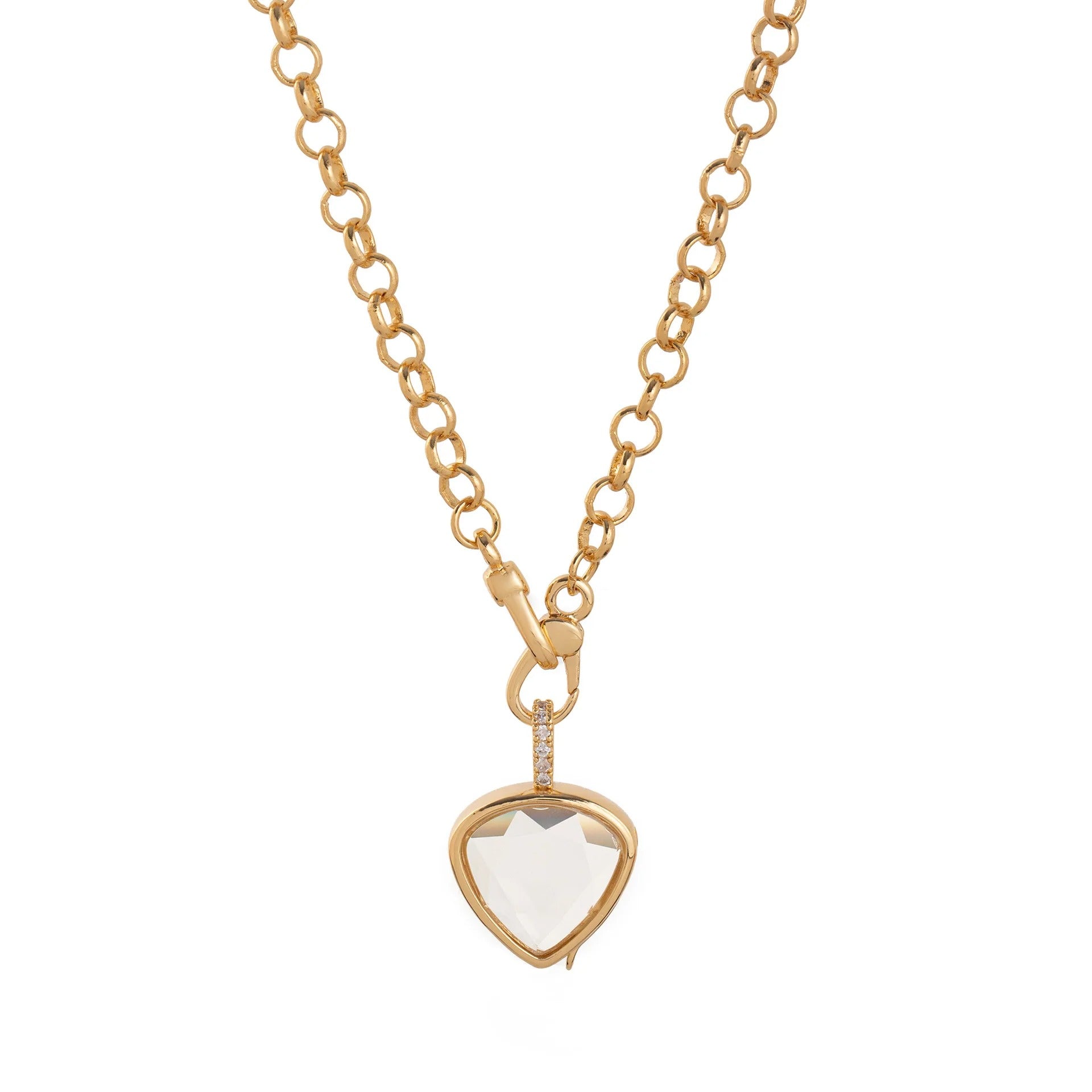 Golden Memories Locket Necklace