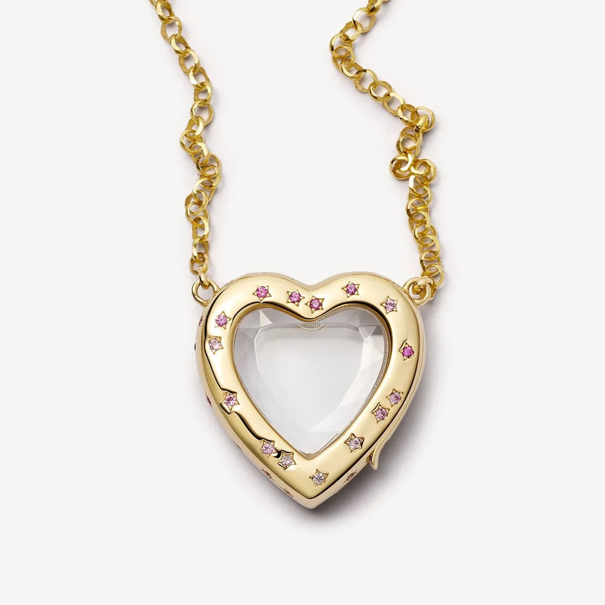 Golden Memories Locket Necklace