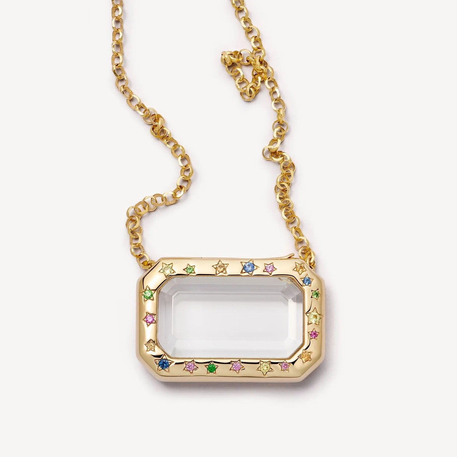 Golden Memories Locket Necklace