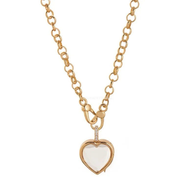 Golden Memories Locket Necklace