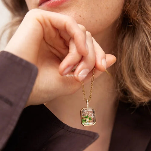 Golden Memories Locket Necklace