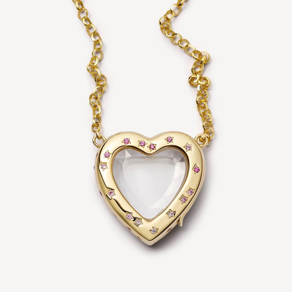 Golden Memories Locket Necklace